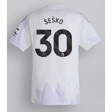 Manchester United Benjamin Sesko #30 Bortedrakt 2025-26 Kortermet